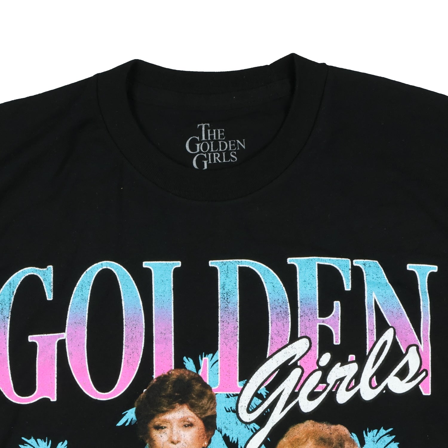 Golden Girls T-Shirt Stay Golden Distressed Photo Design Tee