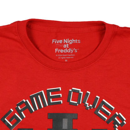 Five Nights At Freddy's T-Shirt Boys' Game Over Pixelated Design Tee