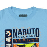 Naruto Uzumaki T-Shirt Boy's Tongue Out Pose Winky Face Short Sleeve Top