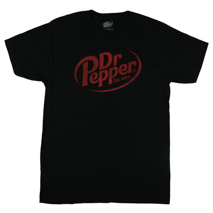 Dr Pepper T-Shirt Men's Cherry Soda Logo Design Graphic Print Tee