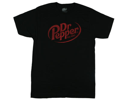 Dr Pepper T-Shirt Men's Cherry Soda Logo Design Graphic Print Tee