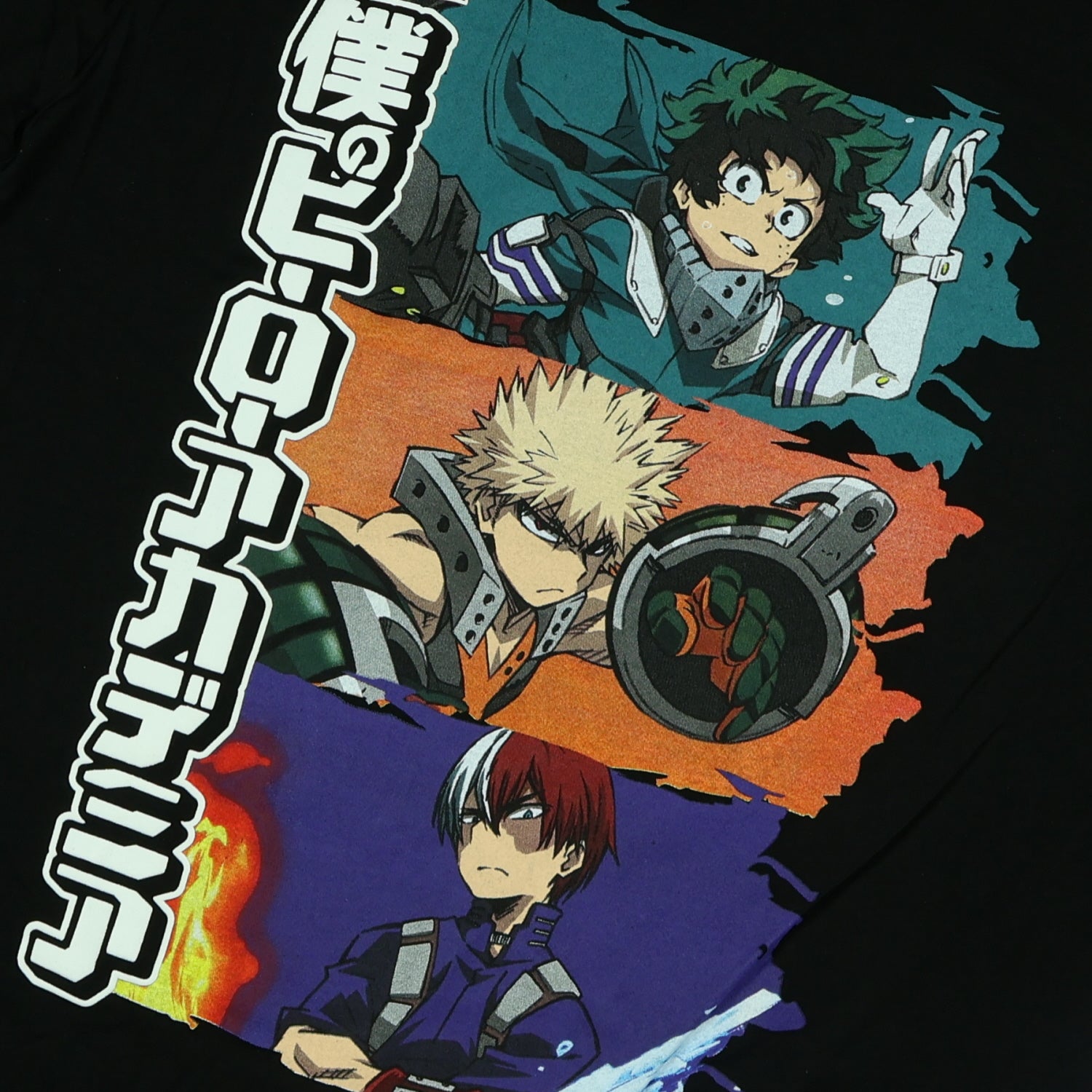 My Hero Academia Men's T-Shirt Stacked Character Scenes Graphic Print Tee