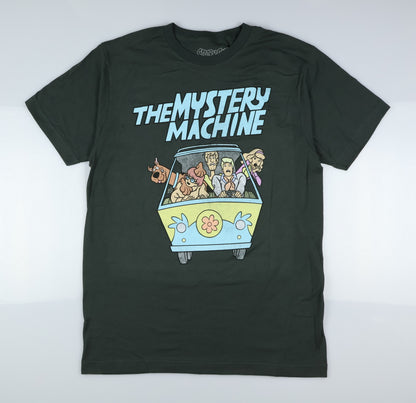 Scooby-Doo T-Shirt Men's Distressed Mystery Machine Design Tee