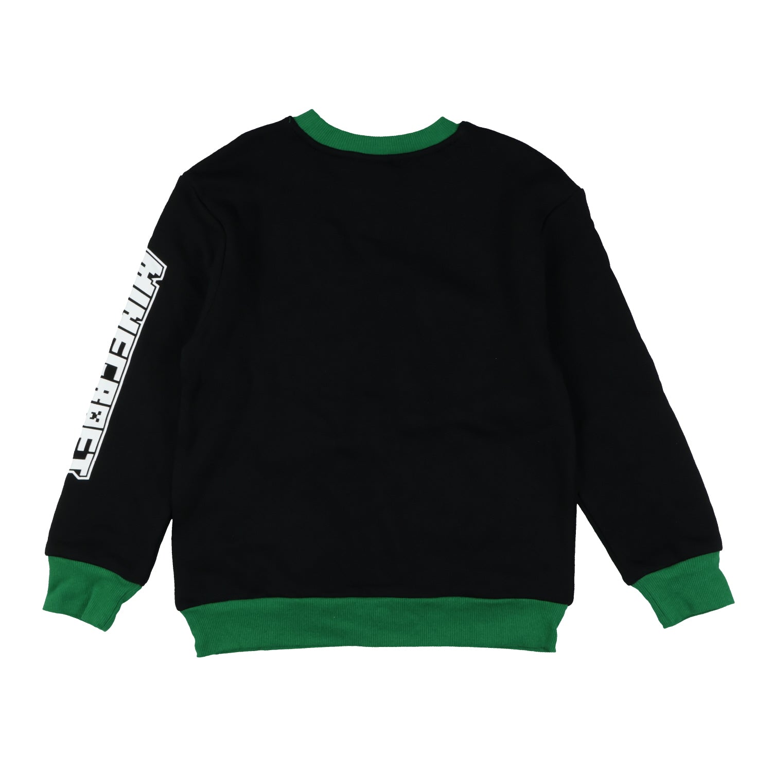 Minecraft Sweatshirt Boy's Creeper Fleece Lined Long Sleeve Pullover