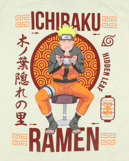 Naruto T-Shirt Men's Ichiraku Hidden Leaf Ramen Short Sleeve Tee