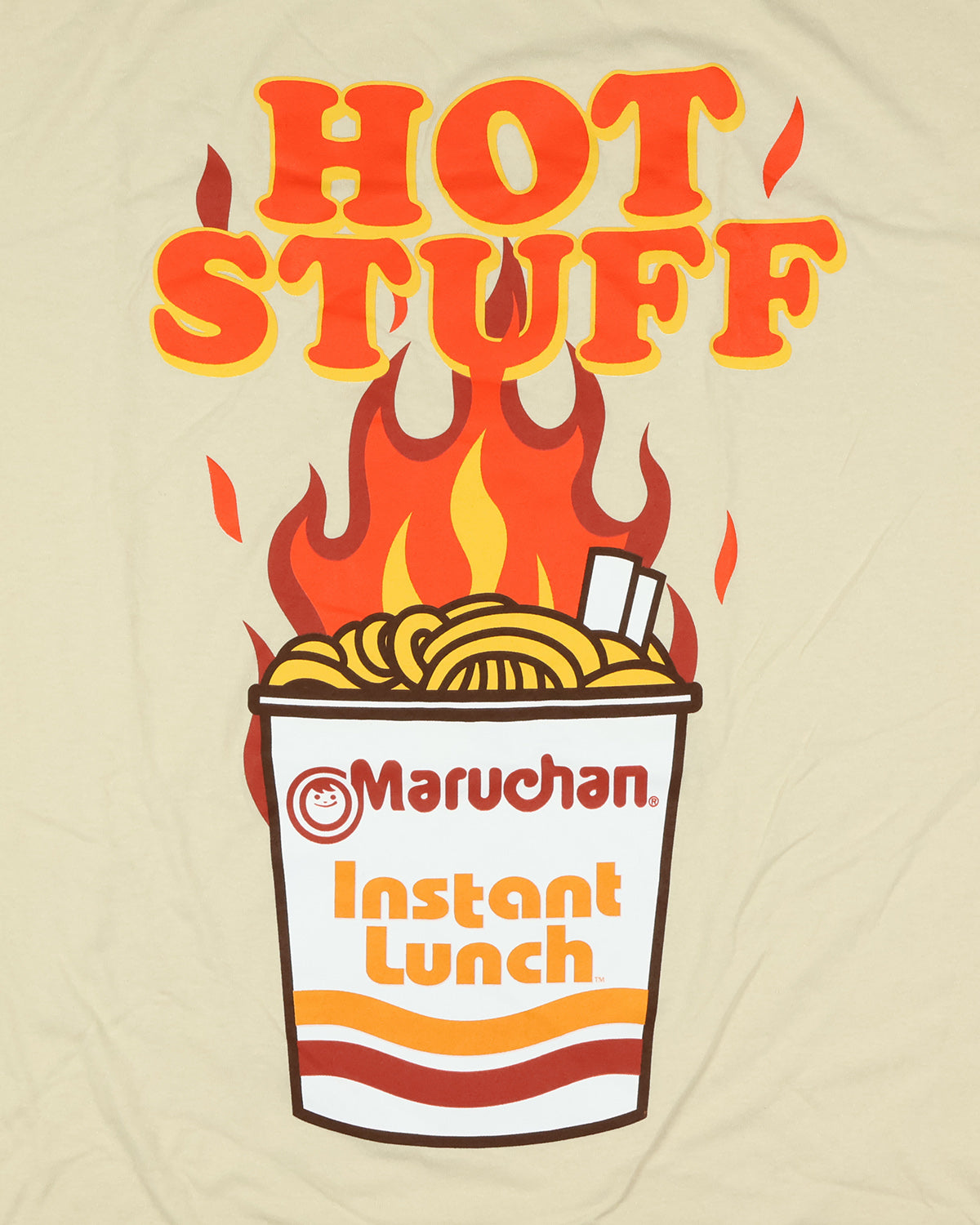 Maruchan T-Shirt Men's Hot Stuff Instant Lunch Short Sleeve Graphic Top