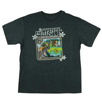 Scooby Doo Boys' T-Shirt The Mystery Machine Psychedelic Designed Tee