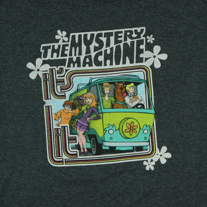 Scooby Doo Boys' T-Shirt The Mystery Machine Psychedelic Designed Tee