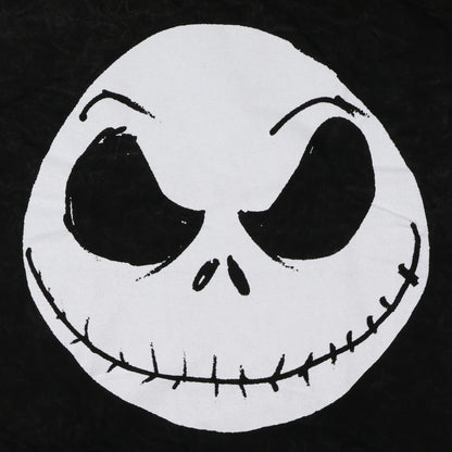 Disney Men's Nightmare Before Christmas T-Shirt Jack Face Mineral Wash Tee