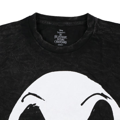 Disney Men's Nightmare Before Christmas T-Shirt Jack Face Mineral Wash Tee