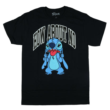 Disney Lilo and Stitch T-Shirt Men's Stitch How About No Tee