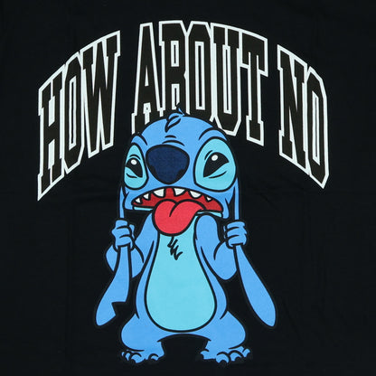 Disney Lilo and Stitch T-Shirt Men's Stitch How About No Tee