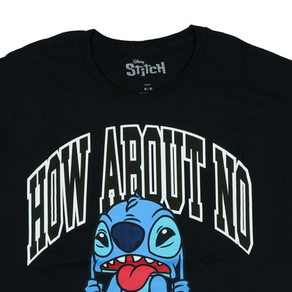 Disney Lilo and Stitch T-Shirt Men's Stitch How About No Tee