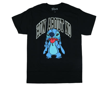 Disney Lilo and Stitch T-Shirt Men's Stitch How About No Tee
