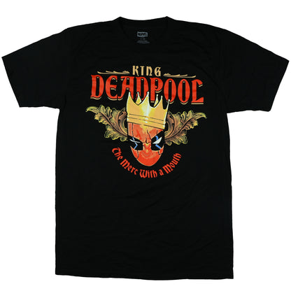 Deadpool T-Shirt Men's King Deadpool Merc With A Mouth Short Sleeve Top