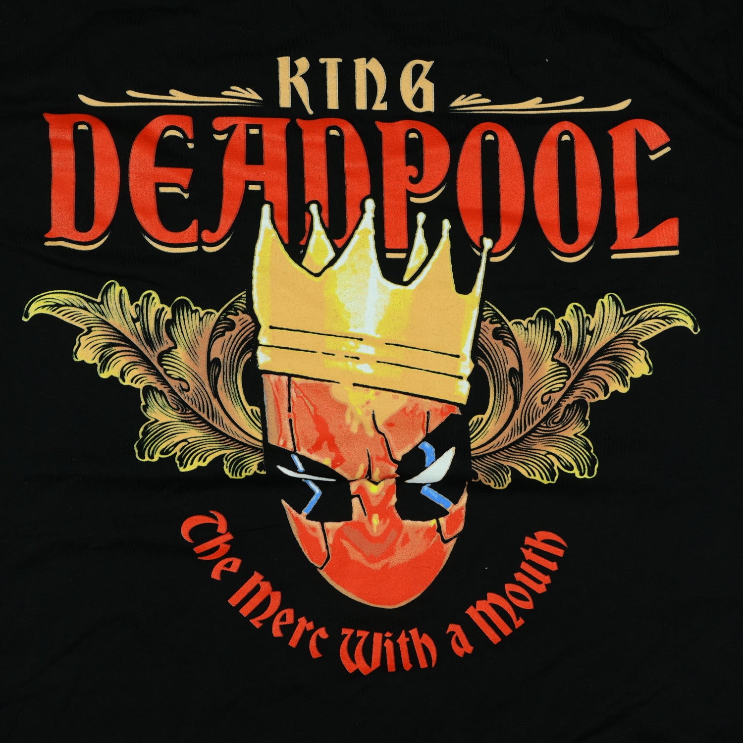 Deadpool T-Shirt Men's King Deadpool Merc With A Mouth Short Sleeve Top