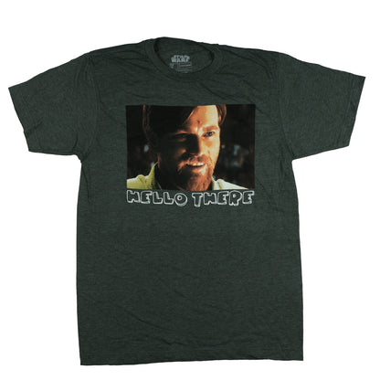 Star Wars T-Shirt Men's Obi-Wan Kenobi Hello There Short Sleeve Tee
