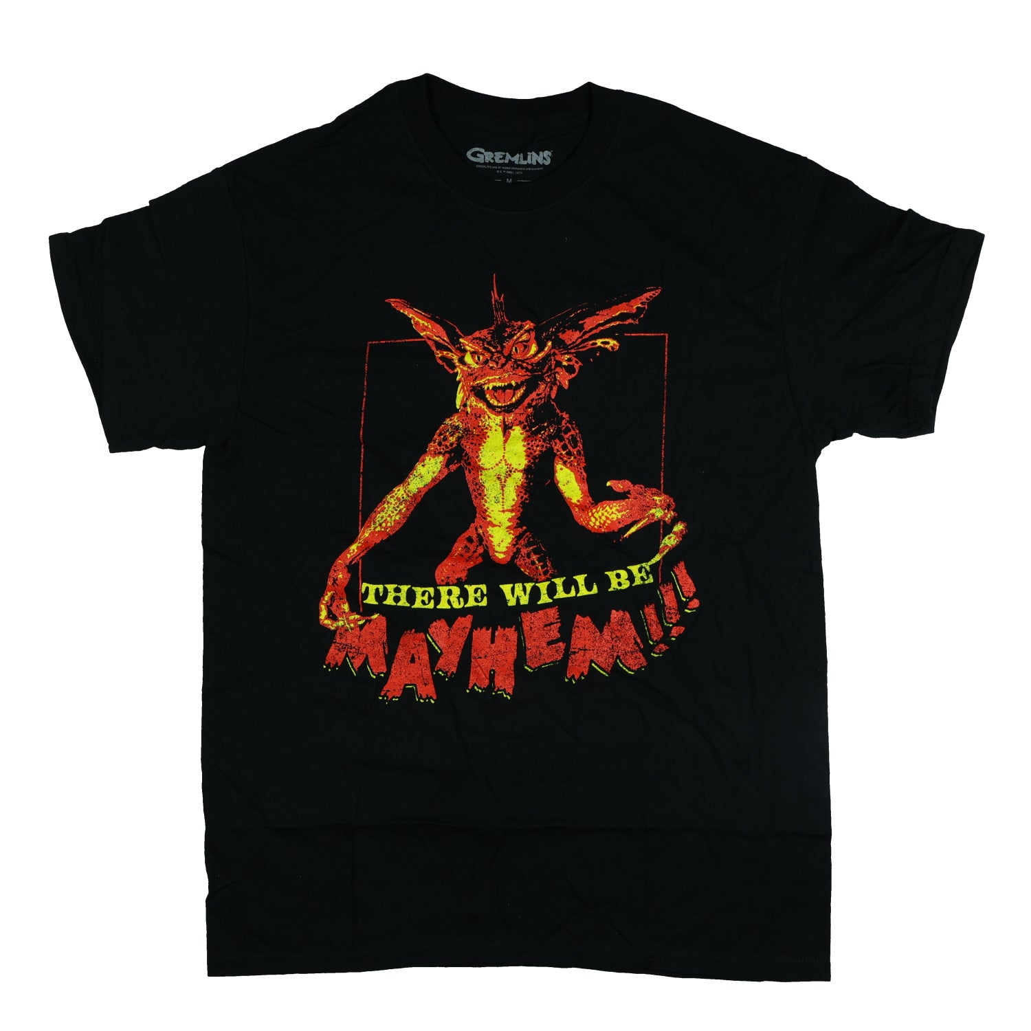 Gremlins T-Shirt Men's There Will Be Mayhem Short Sleeve Tee