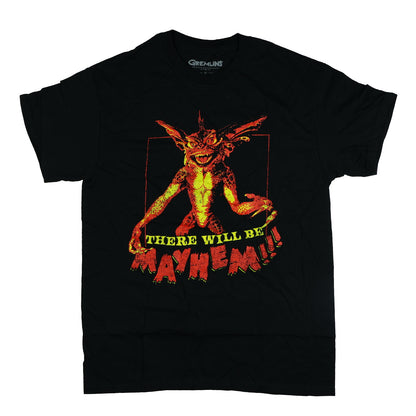 Gremlins T-Shirt Men's There Will Be Mayhem Short Sleeve Tee