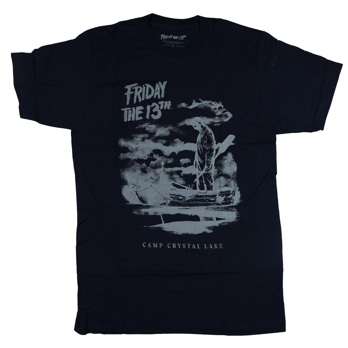 Friday The 13th T-Shirt Men's Camp Crystal Lake Eerie Scene Graphic Tee