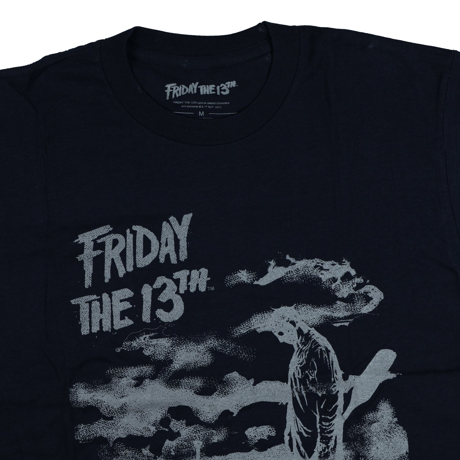 Friday The 13th T-Shirt Men's Camp Crystal Lake Eerie Scene Graphic Tee