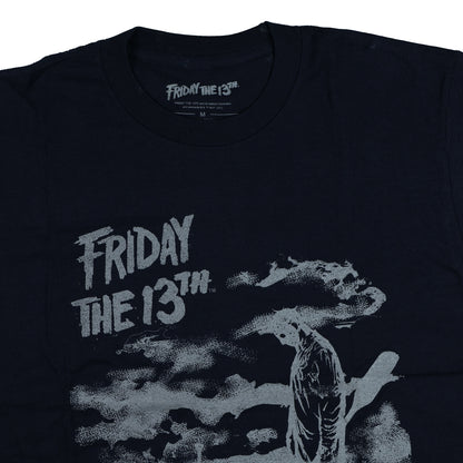 Friday The 13th T-Shirt Men's Camp Crystal Lake Eerie Scene Graphic Tee
