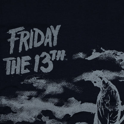Friday The 13th T-Shirt Men's Camp Crystal Lake Eerie Scene Graphic Tee