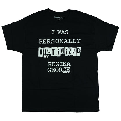 Mean Girls T-Shirt Men's I Was Victimized by Regina George Graphic Tee
