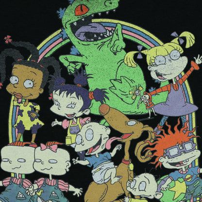 Rugrats T-shirt Women's Character Group Design Graphic Short Sleeve Tee
