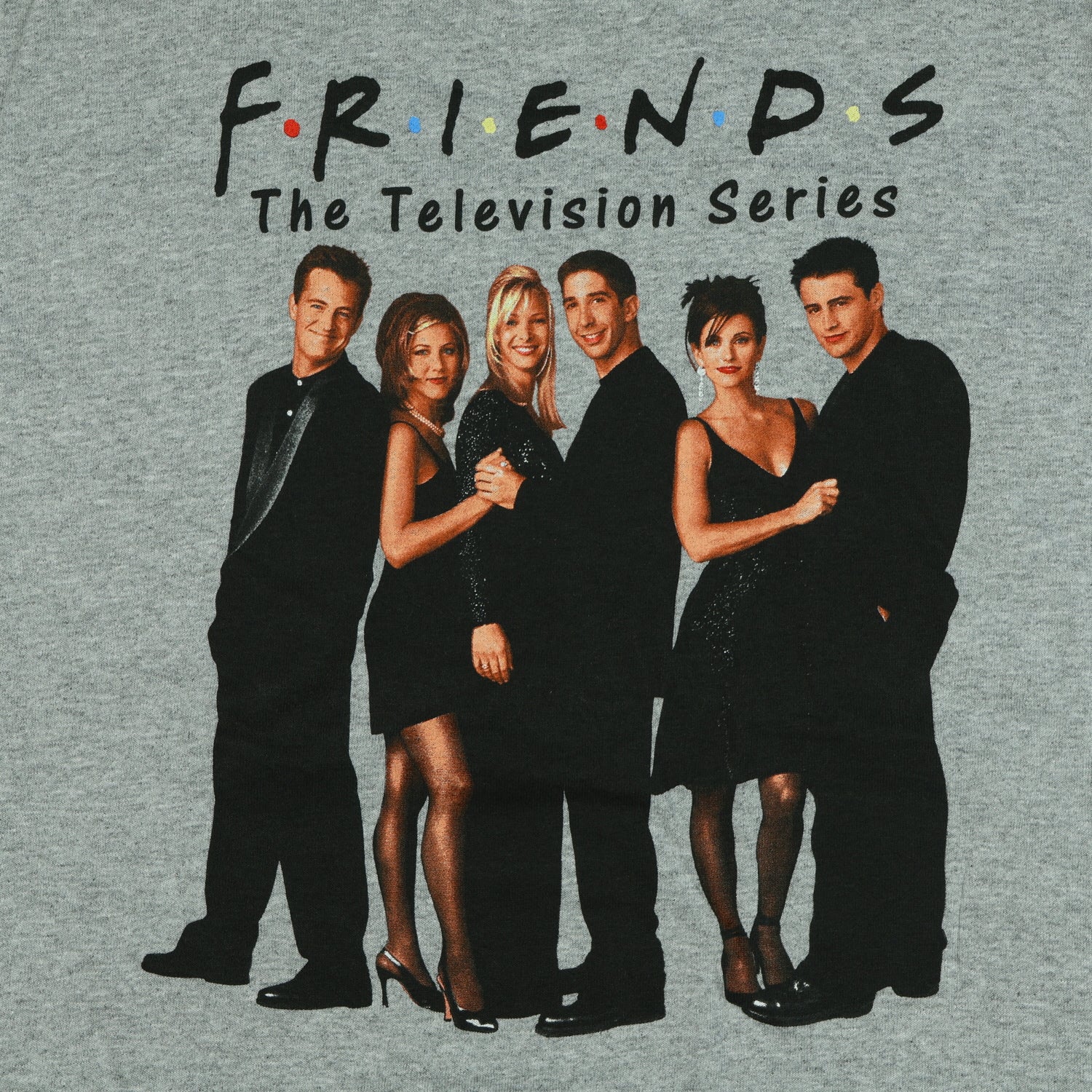 Friends T-Shirt Men's The Television Series Cast Photo Short Sleeve Tee