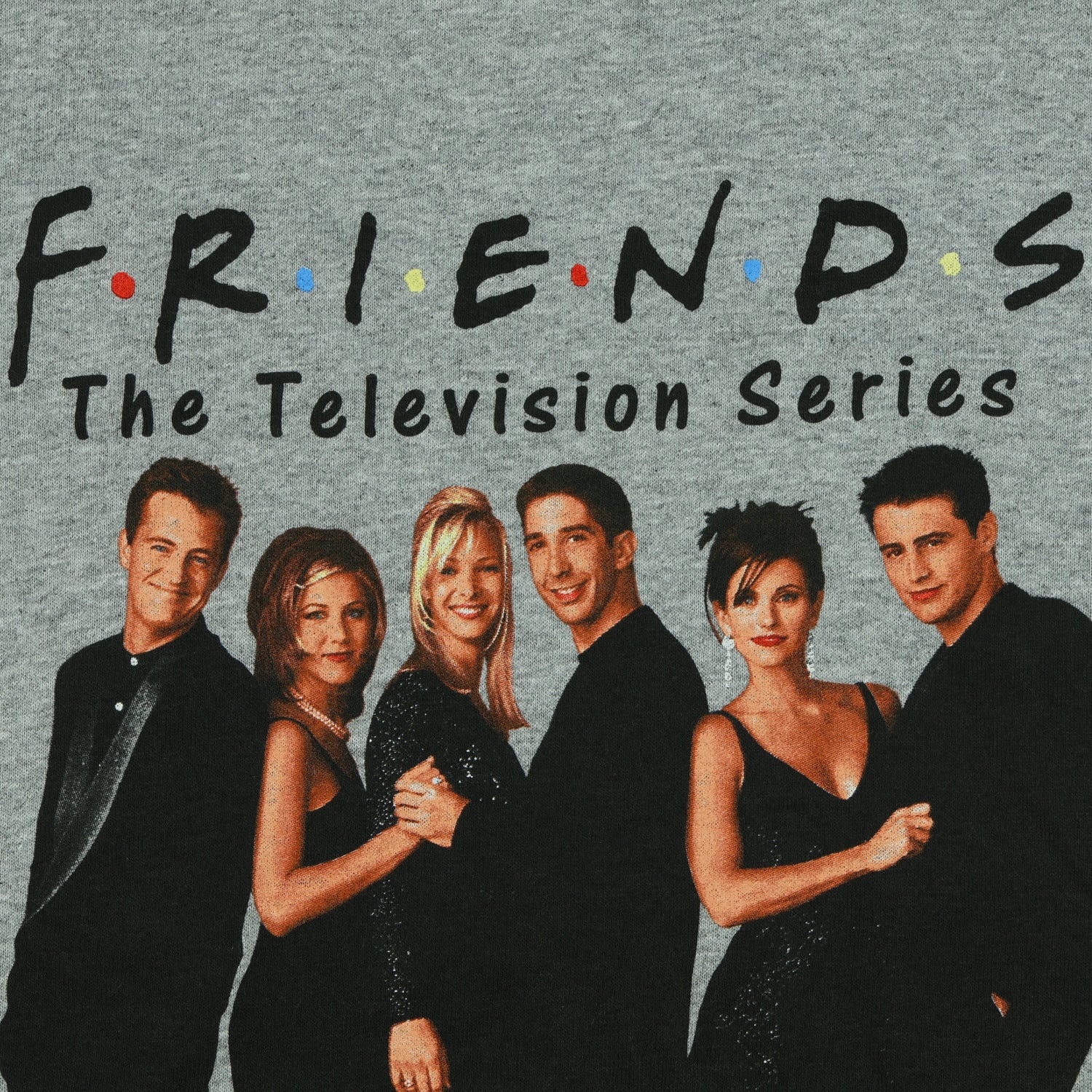Friends T-Shirt Men's The Television Series Cast Photo Short Sleeve Tee
