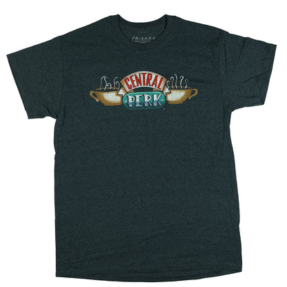 Friends T-Shirt Men's Central Perk Coffee Shop Short Sleeve Graphic Top