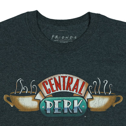 Friends T-Shirt Men's Central Perk Coffee Shop Short Sleeve Graphic Top