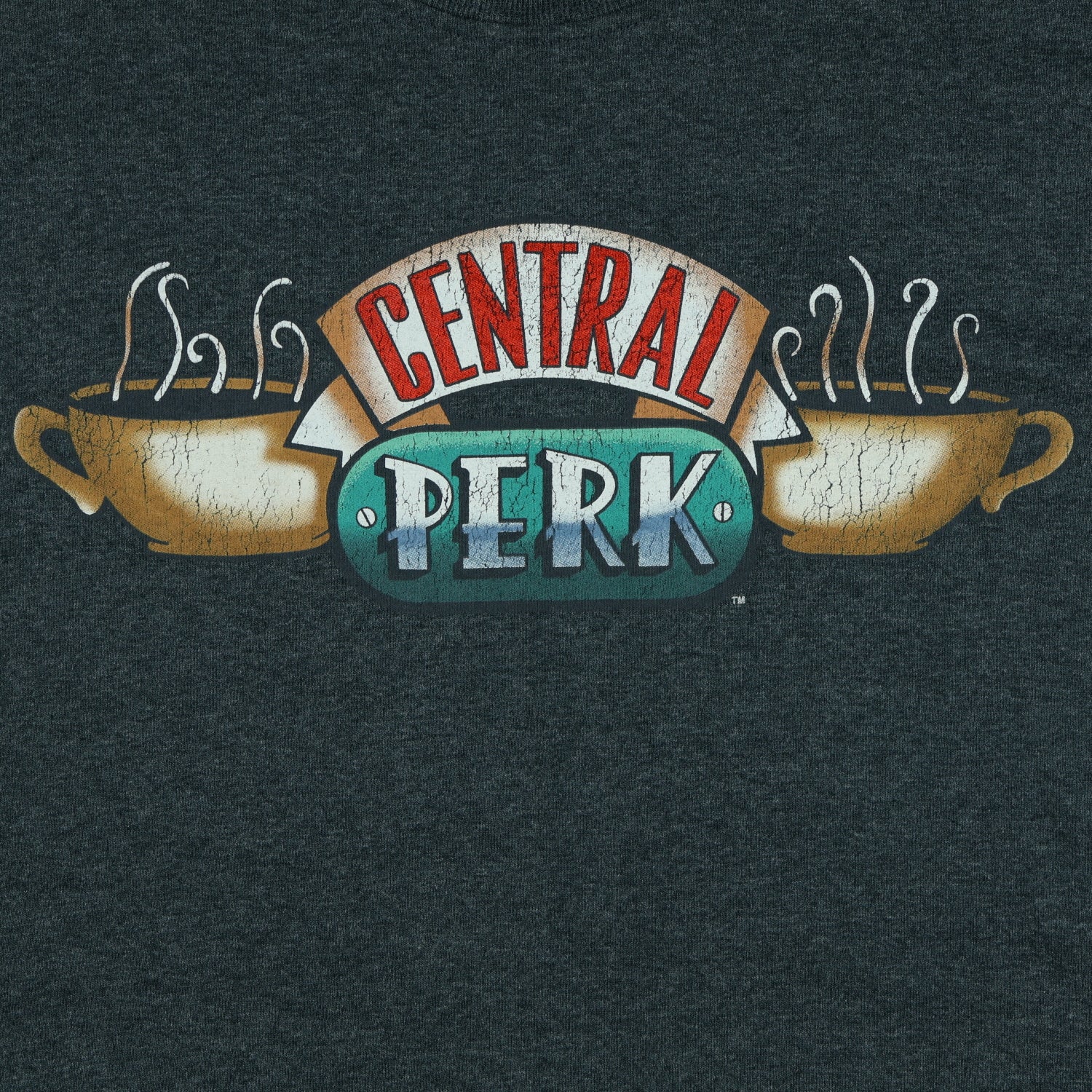 Friends T-Shirt Men's Central Perk Coffee Shop Short Sleeve Graphic Top