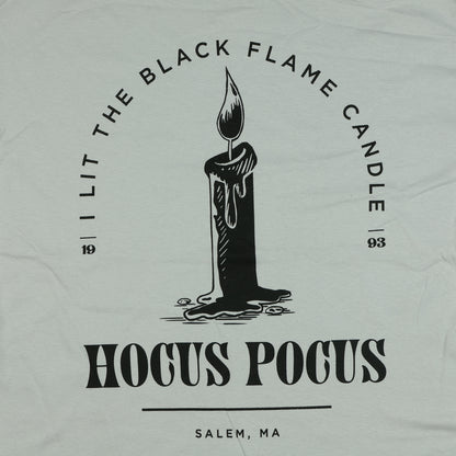 Hocus Pocus T-Shirt Men's I Lit The Black Flame Candle Short Sleeve Top