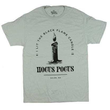 Hocus Pocus T-Shirt Men's I Lit The Black Flame Candle Short Sleeve Top