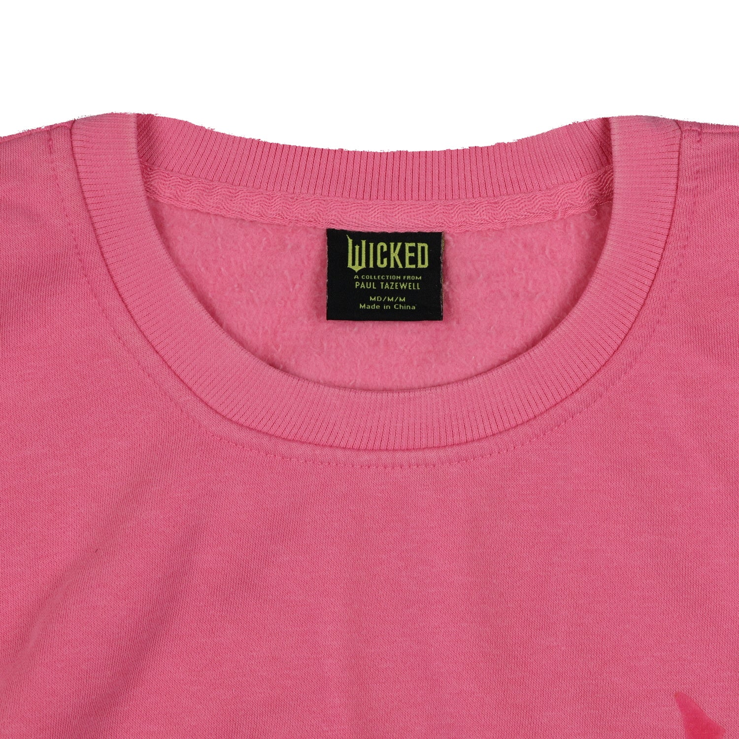 Wicked Sweatshirt Women's Defy Gravity Cropped Pullover Crewneck