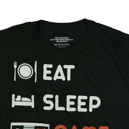 Nintendo T-Shirt Boys' Eat Sleep Game Repeat Short Sleeve Tee