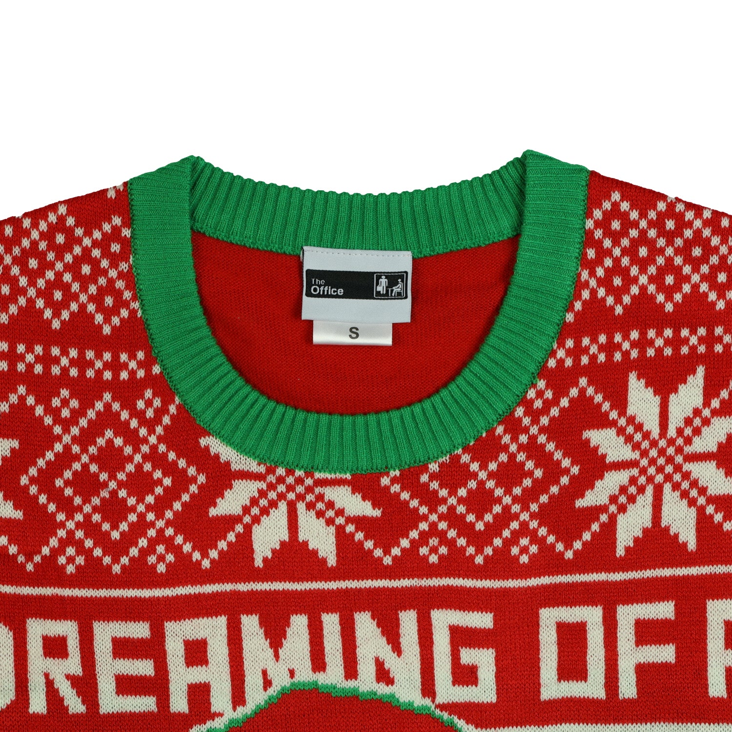 The Office Ugly Sweater Dreaming Of A Dwight Christmas Holiday Pullover