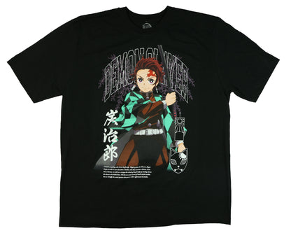 Demon Slayer T-Shirt Men's Tanjiro Kamado Short Sleeve Graphic Top