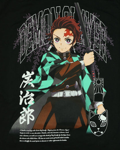Demon Slayer T-Shirt Men's Tanjiro Kamado Short Sleeve Graphic Top