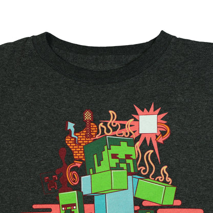 Minecraft Shirt Boy's Nitwit Villager Zombie Duck Short Sleeve Tee