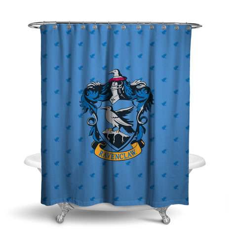 Harry Potter Ravenclaw Shower Curtain House Bathroom Decor with Hook Rings
