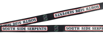 Riverdale Southside Serpents ID Lanyard Badge With 2" Rubber Charm Pendant