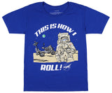 NASA Boys' This Is How I Roll Moon Rover Astronaut Graphic T-Shirt