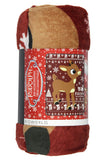 Rudolph The Red-Nosed Reindeer Soft Plush Fleece Throw Blanket 45" x 60"
