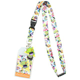 90s Rugrats Reptar ID Lanyard Badge Holder With Collectible Sticker
