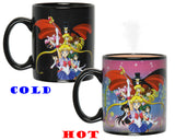 Sailor Moon Anime Manga Heat Reactive Color Changing Tea Coffee Mug Cup