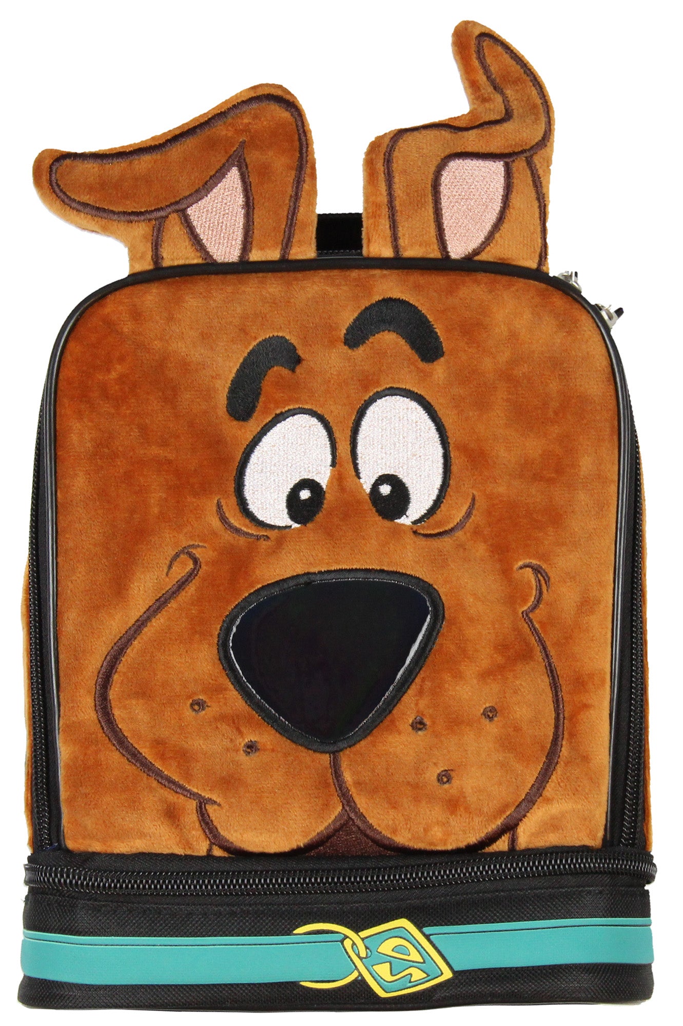 Scooby Doo Character Embroidered Face with 3D Ears Lunch Bag Lunch Box Tote 10" - Seven Times Six