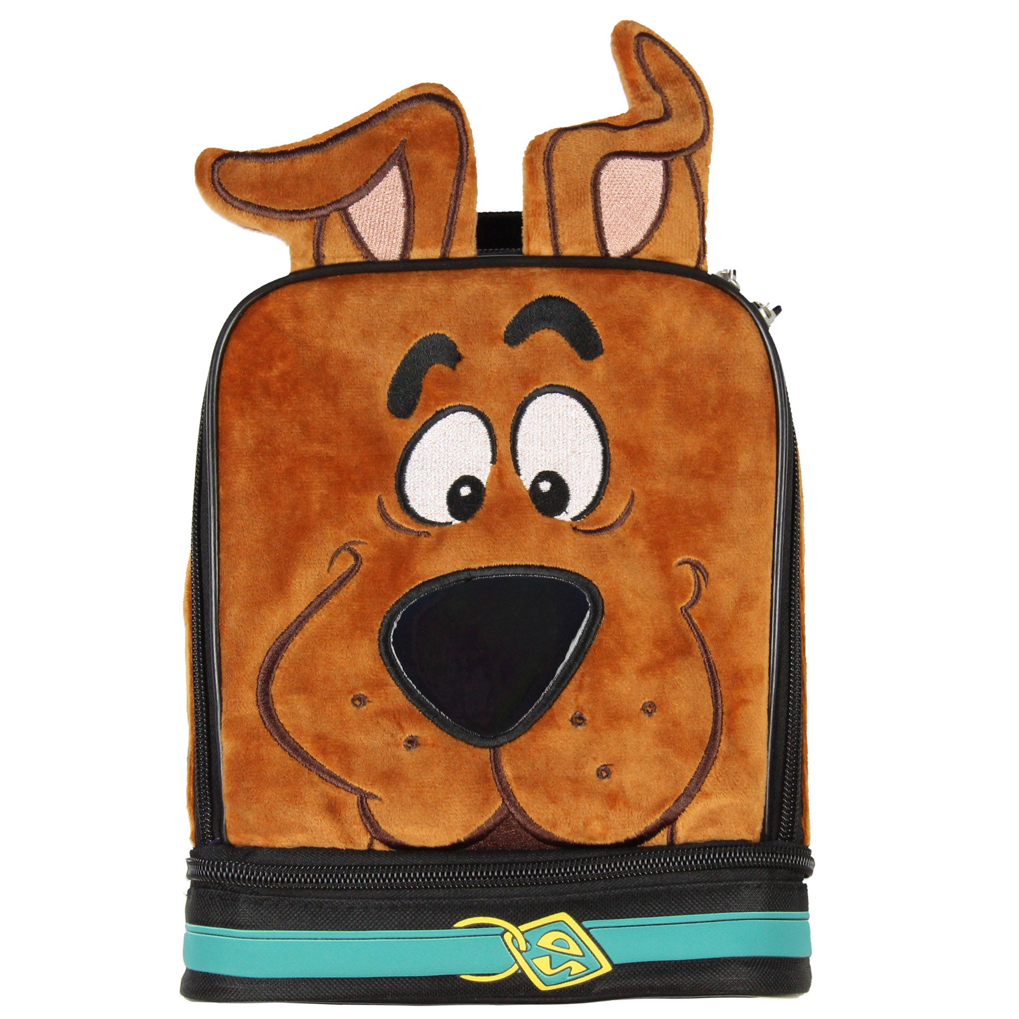Scooby Doo Character Embroidered Face with 3D Ears Lunch Bag Lunch Box Tote 10" - Seven Times Six